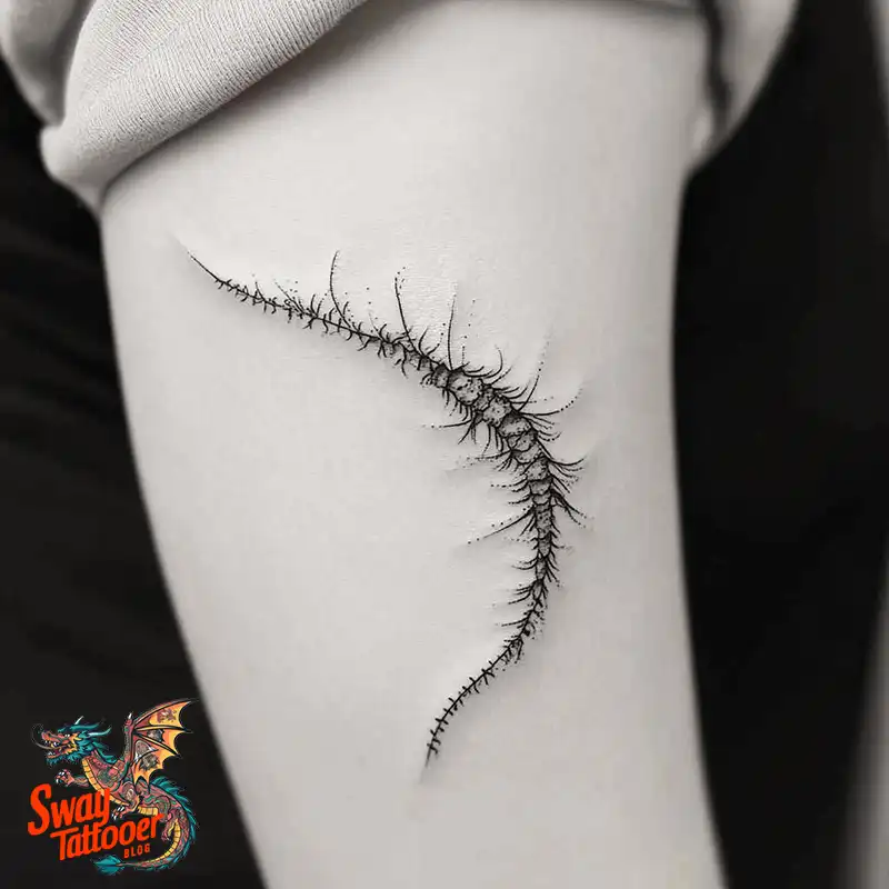 65 Caterpillar Tattoo Designs: Symbolism, Styles & Stories 34 caterpillar tattoo