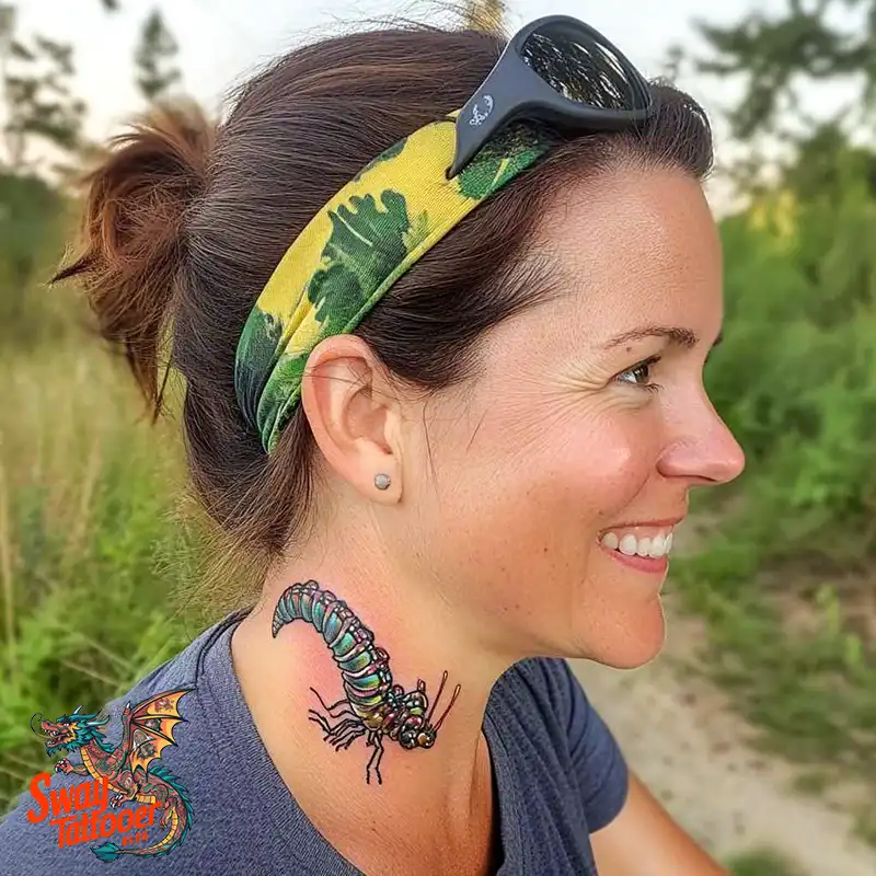 65 Caterpillar Tattoo Designs: Symbolism, Styles & Stories 22 caterpillar tattoo