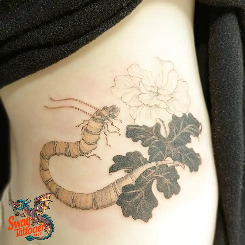 65 Caterpillar Tattoo Designs: Symbolism, Styles & Stories 18 caterpillar tattoo