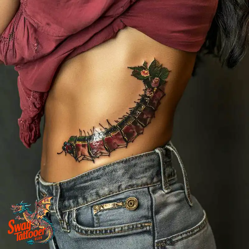 65 Caterpillar Tattoo Designs: Symbolism, Styles & Stories 16 caterpillar tattoo