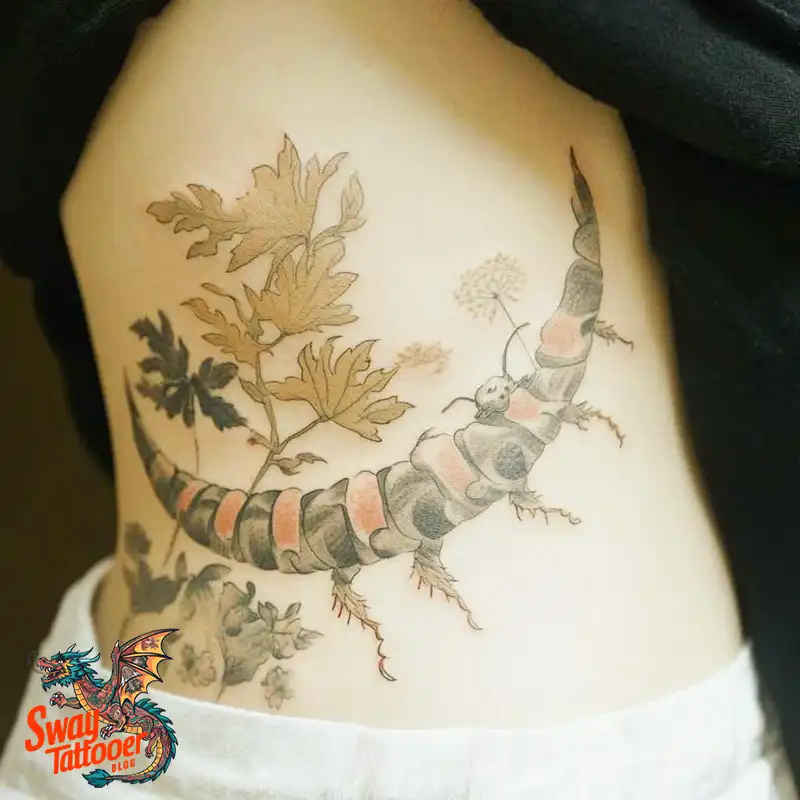 65 Caterpillar Tattoo Designs: Symbolism, Styles & Stories 15 caterpillar tattoo