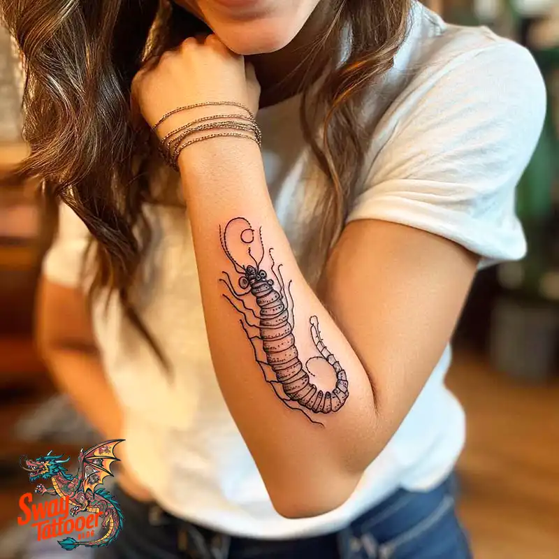 65 Caterpillar Tattoo Designs: Symbolism, Styles & Stories 9 caterpillar tattoo