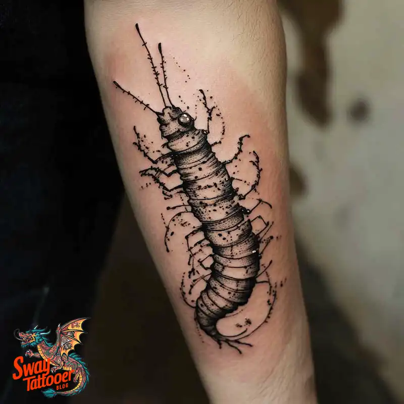 65 Caterpillar Tattoo Designs: Symbolism, Styles & Stories 59 caterpillar tattoo