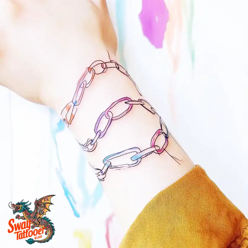100 Chain Tattoo Designs: Breaking the Boundaries of Ink 44 Chain Tattoo