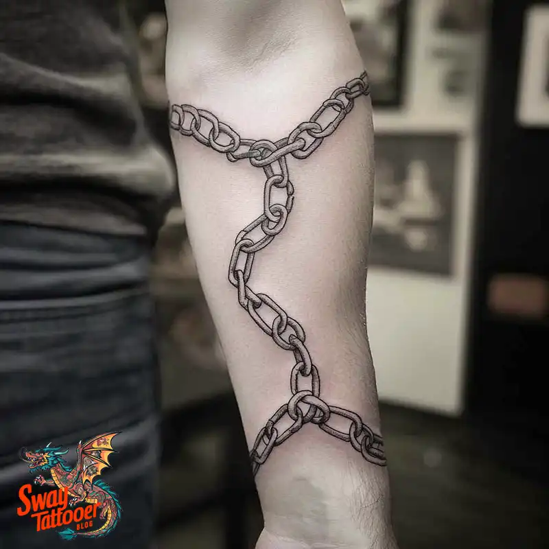 100 Chain Tattoo Designs: Breaking the Boundaries of Ink 40 Chain Tattoo