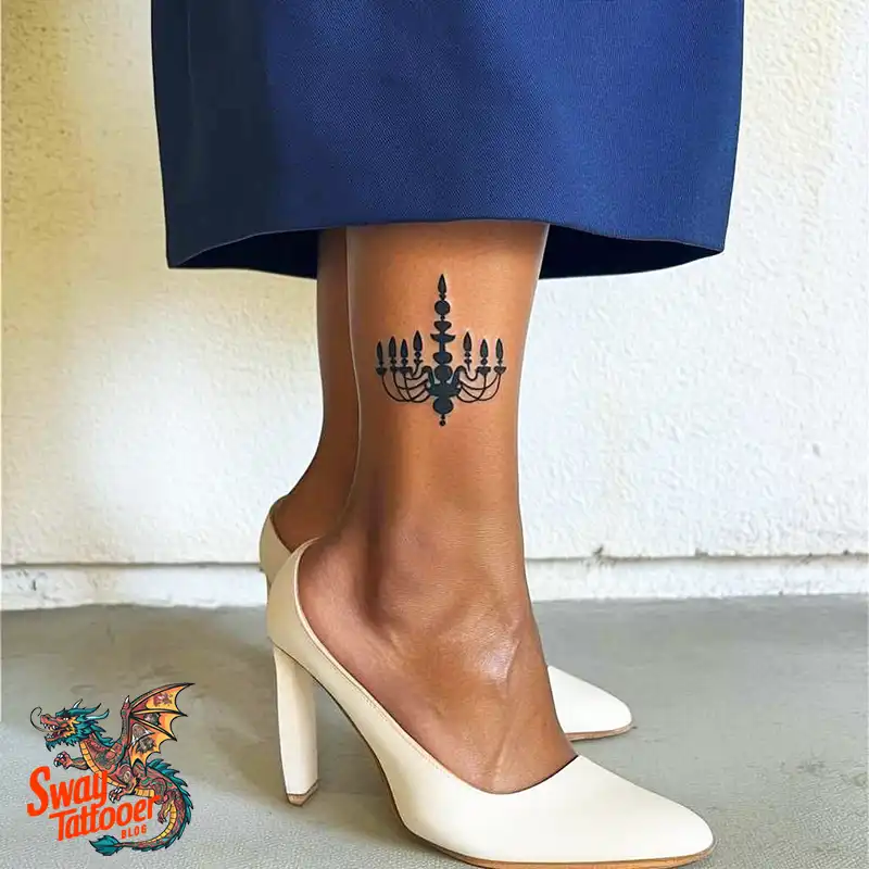 100 Chandelier Tattoo Design Ideas: Elegance in Ink 89 Chandelier Tattoo