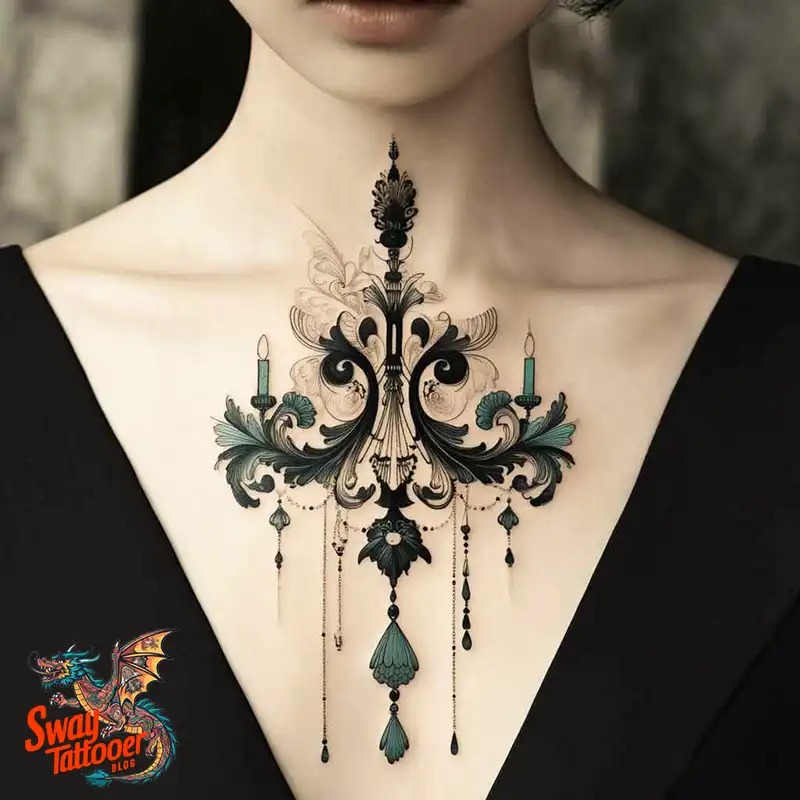 100 Chandelier Tattoo Design Ideas: Elegance in Ink 88 Chandelier Tattoo