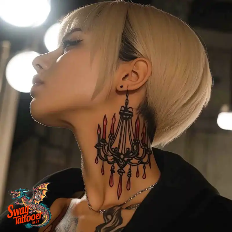 100 Chandelier Tattoo Design Ideas: Elegance in Ink 82 Chandelier Tattoo