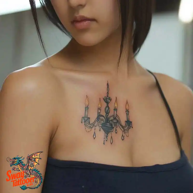 100 Chandelier Tattoo Design Ideas: Elegance in Ink 72 Chandelier Tattoo