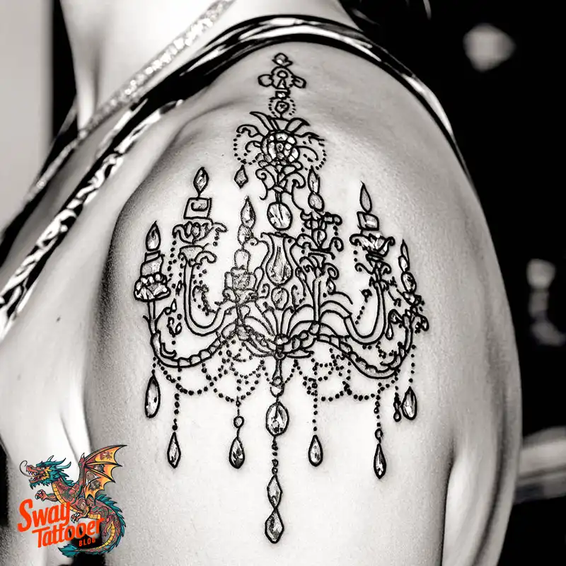 100 Chandelier Tattoo Design Ideas: Elegance in Ink 71 Chandelier Tattoo