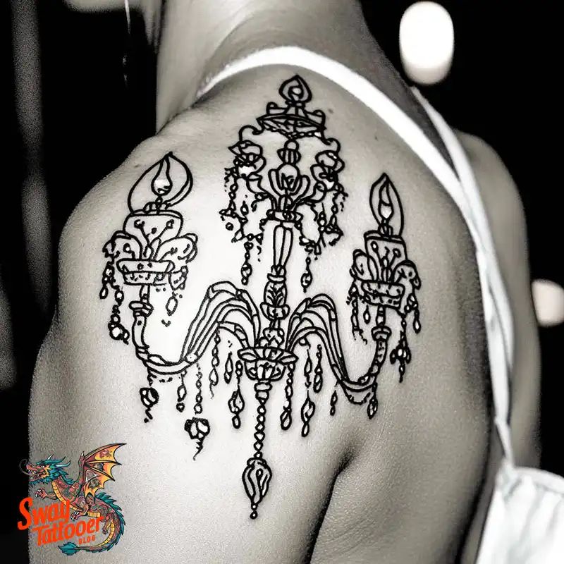 100 Chandelier Tattoo Design Ideas: Elegance in Ink 66 Chandelier Tattoo