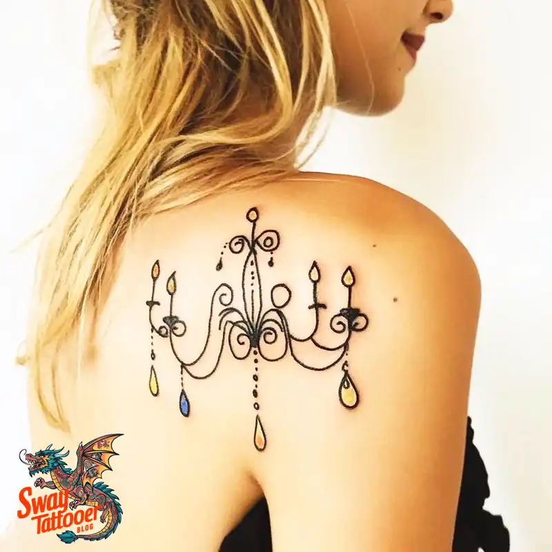 100 Chandelier Tattoo Design Ideas: Elegance in Ink 65 Chandelier Tattoo