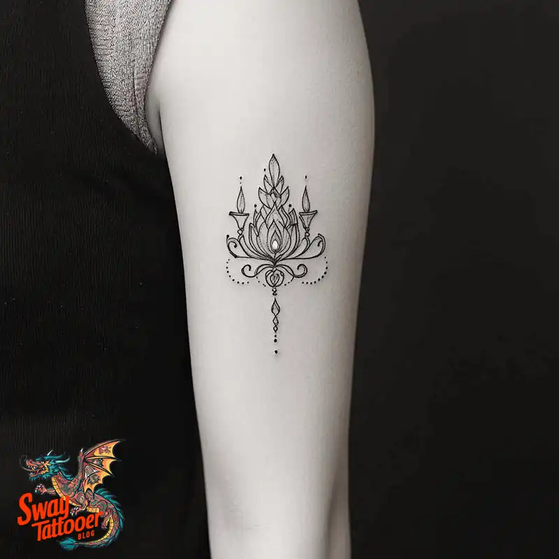 100 Chandelier Tattoo Design Ideas: Elegance in Ink 96 Chandelier Tattoo