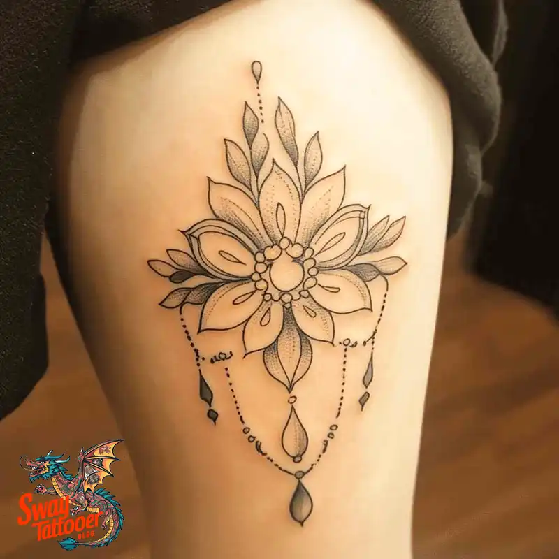 100 Chandelier Tattoo Design Ideas: Elegance in Ink 49 Chandelier Tattoo