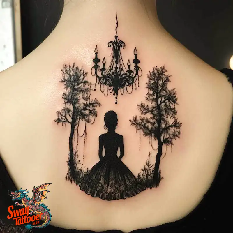 100 Chandelier Tattoo Design Ideas: Elegance in Ink 94 Chandelier Tattoo