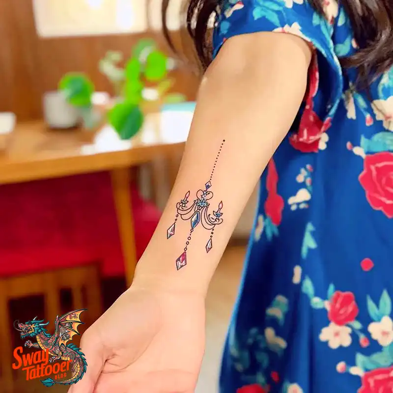 100 Chandelier Tattoo Design Ideas: Elegance in Ink 35 Chandelier Tattoo