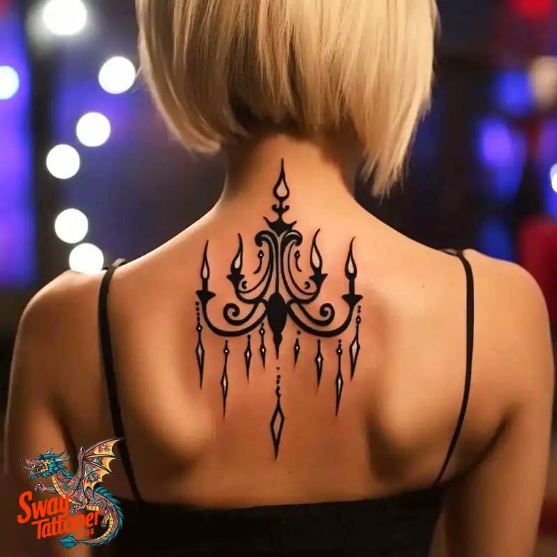 100 Chandelier Tattoo Design Ideas: Elegance in Ink 11 Chandelier Tattoo