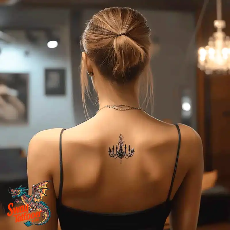 100 Chandelier Tattoo Design Ideas: Elegance in Ink 8 Chandelier Tattoo