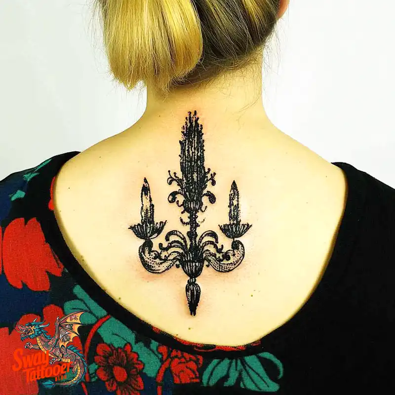 100 Chandelier Tattoo Design Ideas: Elegance in Ink 7 Chandelier Tattoo