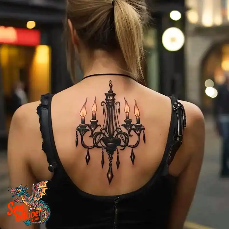 100 Chandelier Tattoo Design Ideas: Elegance in Ink 6 Chandelier Tattoo