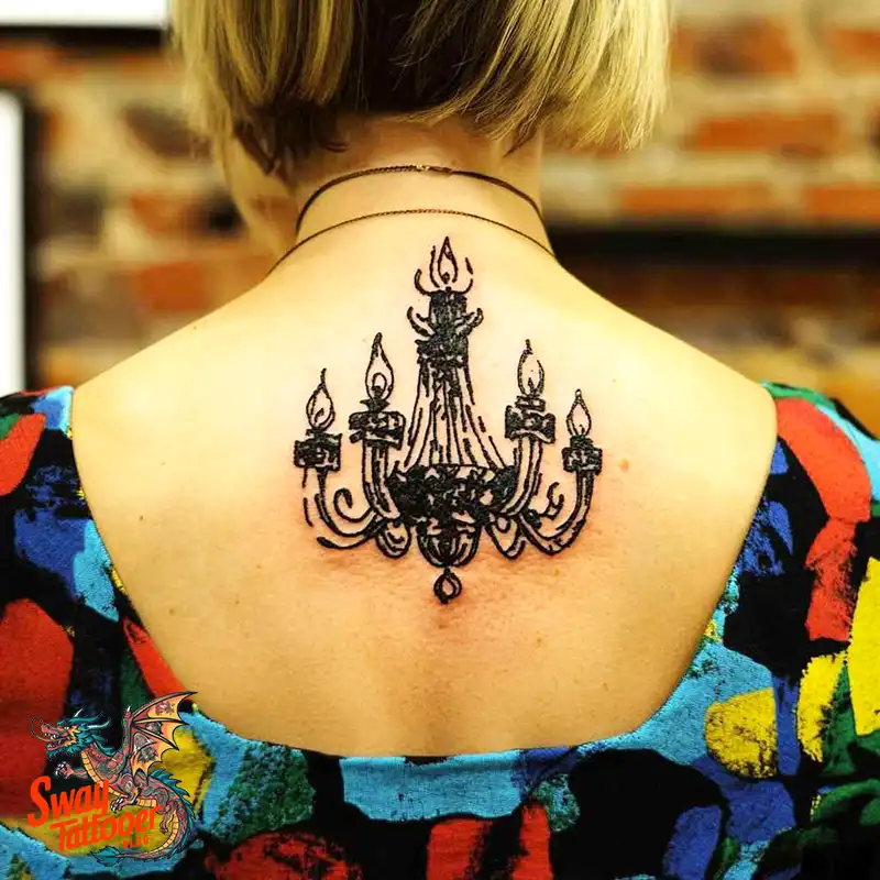 100 Chandelier Tattoo Design Ideas: Elegance in Ink 2 Chandelier Tattoo