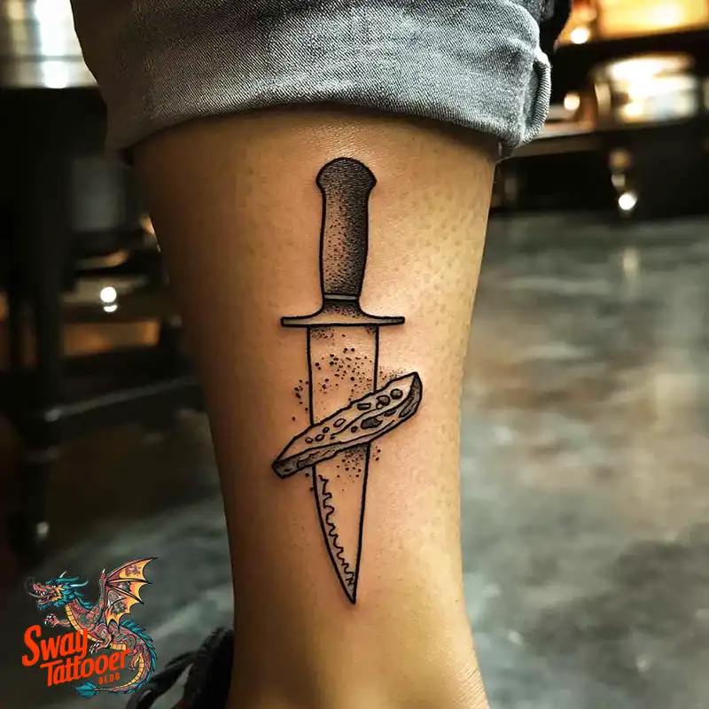 100 Chef Knife Tattoo Designs – Carving Passion into Skin 91 chef knife tattoo