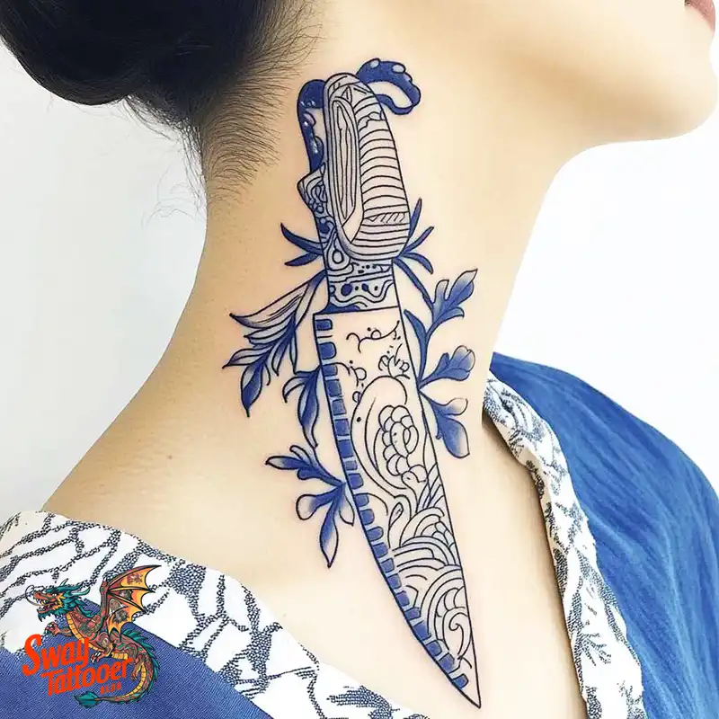 100 Chef Knife Tattoo Designs – Carving Passion into Skin 53 chef knife tattoo