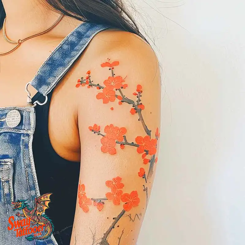 200 Cherry Blossom Tattoo Designs: Symbolism and Artistry 84 Cherry Blossom Tattoo