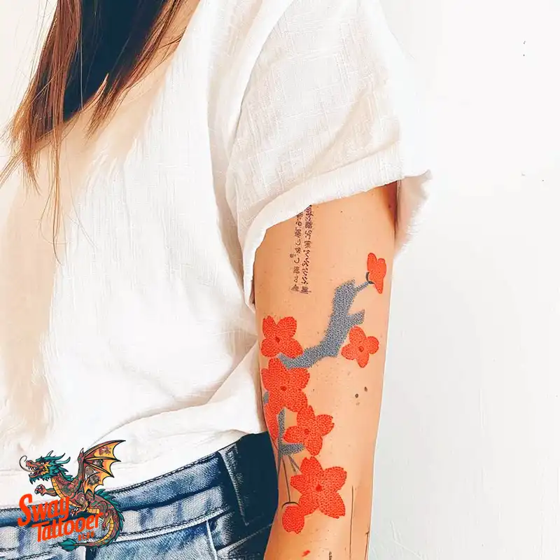 200 Cherry Blossom Tattoo Designs: Symbolism and Artistry 83 Cherry Blossom Tattoo