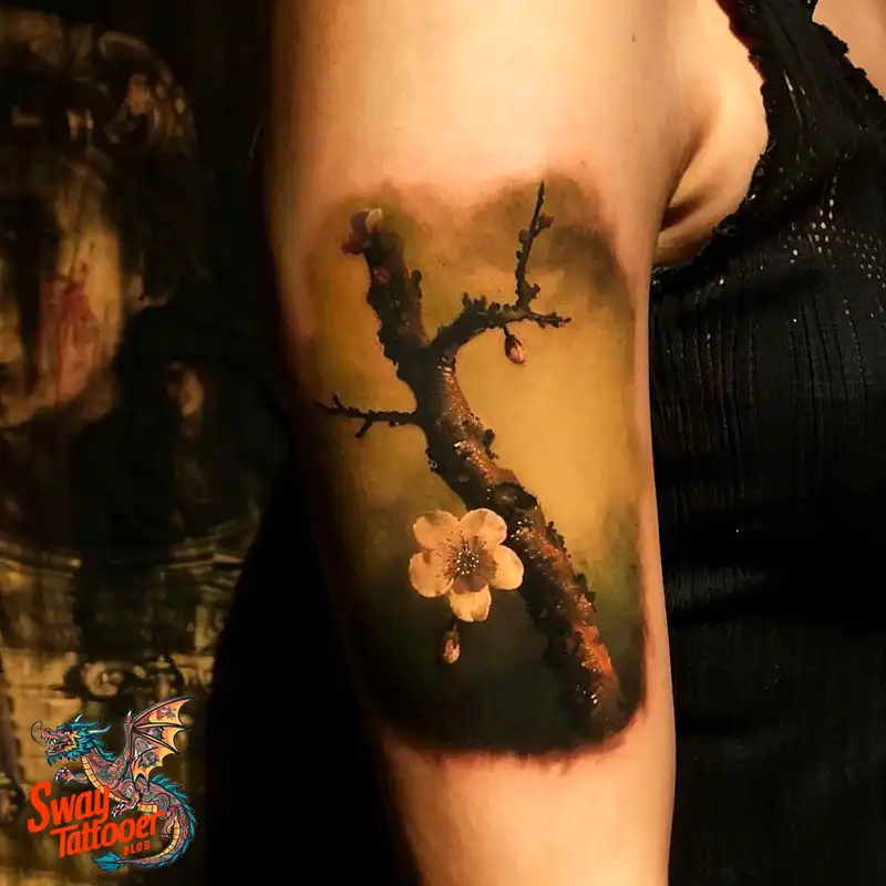 200 Cherry Blossom Tattoo Designs: Symbolism and Artistry 62 Cherry Blossom Tattoo