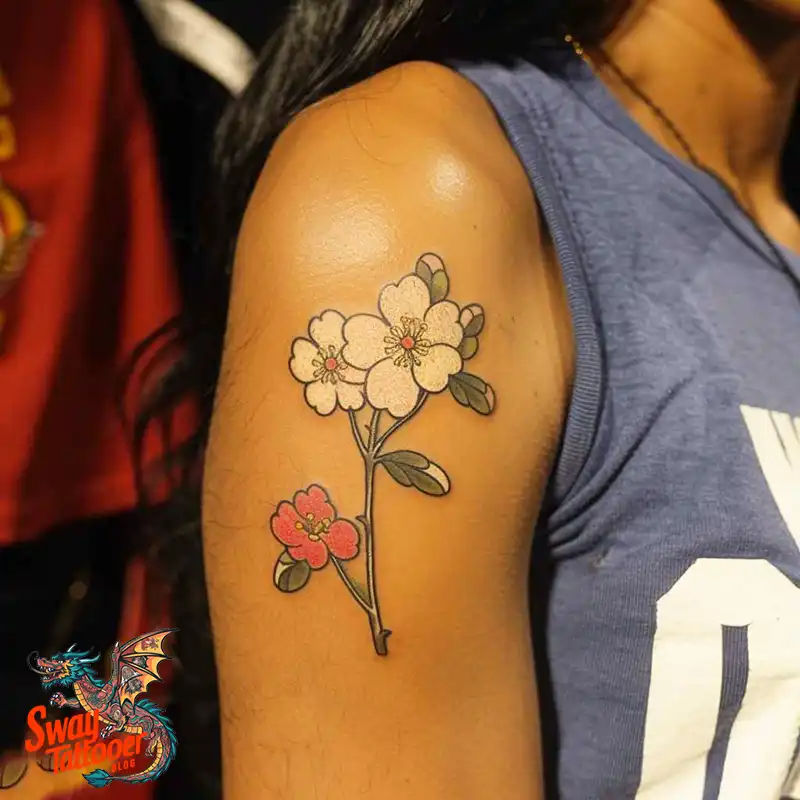 200 Cherry Blossom Tattoo Designs: Symbolism and Artistry 56 Cherry Blossom Tattoo