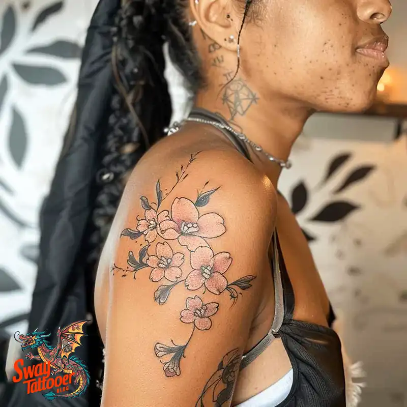 200 Cherry Blossom Tattoo Designs: Symbolism and Artistry 55 Cherry Blossom Tattoo