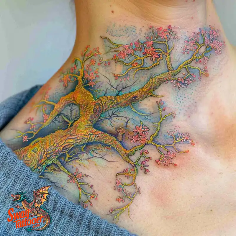 200 Cherry Blossom Tattoo Designs: Symbolism and Artistry 52 Cherry Blossom Tattoo