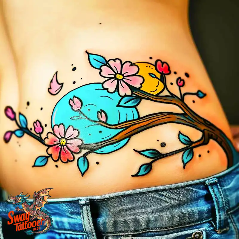 200 Cherry Blossom Tattoo Designs: Symbolism and Artistry 27 Cherry Blossom Tattoo