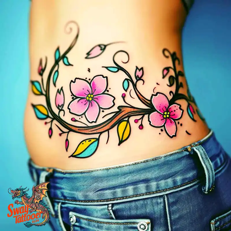 200 Cherry Blossom Tattoo Designs: Symbolism and Artistry 28 Cherry Blossom Tattoo