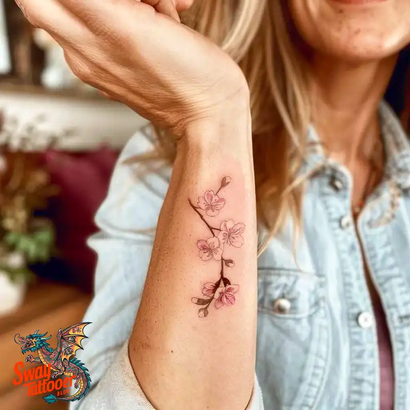 200 Cherry Blossom Tattoo Designs: Symbolism and Artistry 21 Cherry Blossom Tattoo