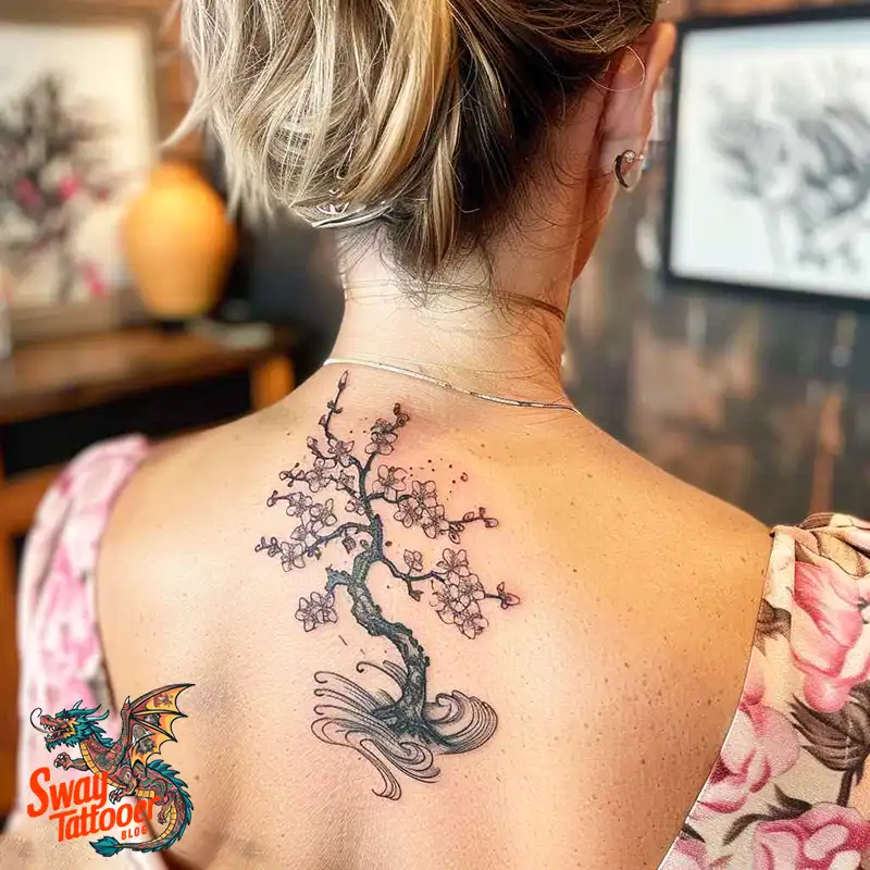 200 Cherry Blossom Tattoo Designs: Symbolism and Artistry 9 Cherry Blossom Tattoo