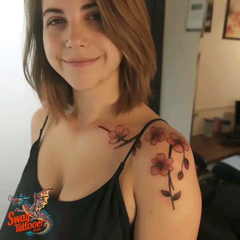 200 Cherry Blossom Tattoo Designs: Symbolism and Artistry 5 Cherry Blossom Tattoo