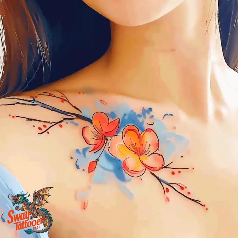200 Cherry Blossom Tattoo Designs: Symbolism and Artistry 1 Cherry Blossom Tattoo