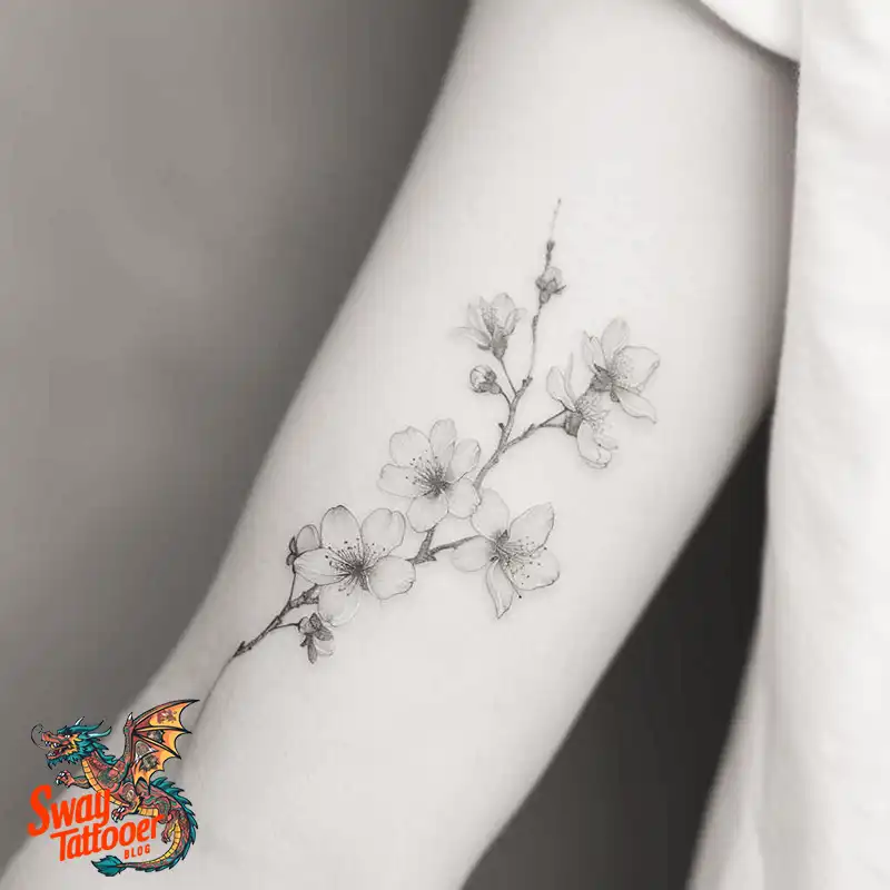 200 Cherry Blossom Tattoo Designs: Symbolism and Artistry 165 Cherry Blossom Tattoo