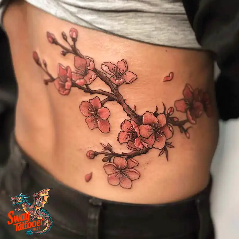 200 Cherry Blossom Tattoo Designs: Symbolism and Artistry 162 Cherry Blossom Tattoo