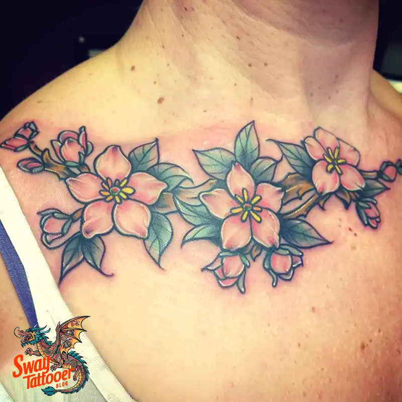 200 Cherry Blossom Tattoo Designs: Symbolism and Artistry 160 Cherry Blossom Tattoo