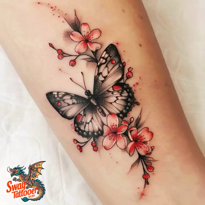 200 Cherry Blossom Tattoo Designs: Symbolism and Artistry 172 Cherry Blossom Tattoo