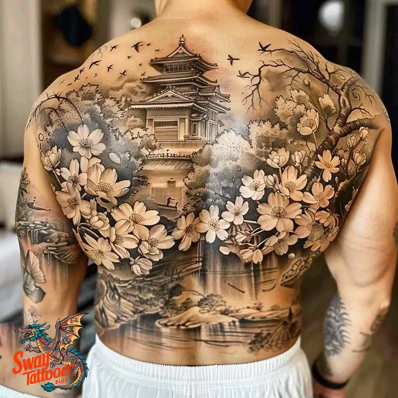 200 Cherry Blossom Tattoo Designs: Symbolism and Artistry 144 Cherry Blossom Tattoo