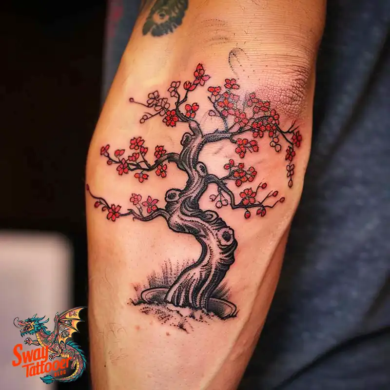 200 Cherry Blossom Tattoo Designs: Symbolism and Artistry 174 Cherry Blossom Tattoo