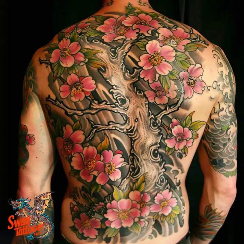 200 Cherry Blossom Tattoo Designs: Symbolism and Artistry 136 Cherry Blossom Tattoo