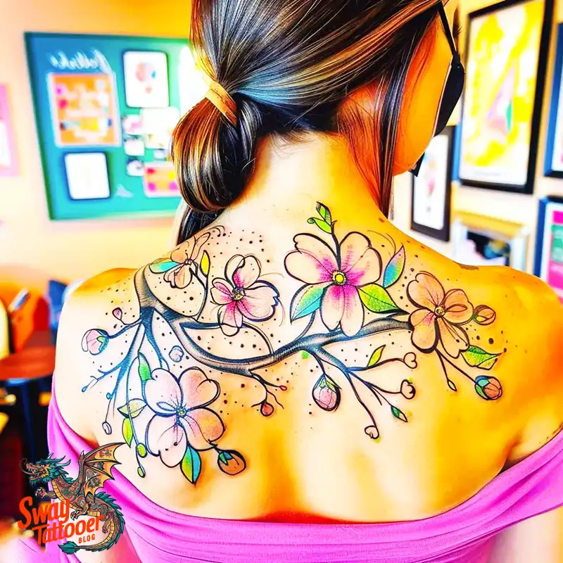 200 Cherry Blossom Tattoo Designs: Symbolism and Artistry 135 Cherry Blossom Tattoo