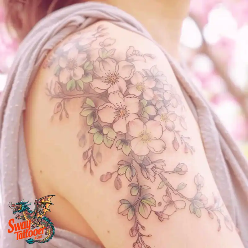 200 Cherry Blossom Tattoo Designs: Symbolism and Artistry 129 Cherry Blossom Tattoo