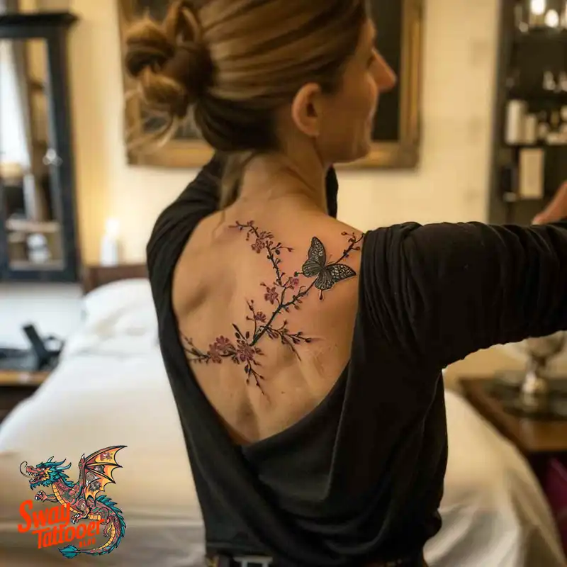 200 Cherry Blossom Tattoo Designs: Symbolism and Artistry 122 Cherry Blossom Tattoo