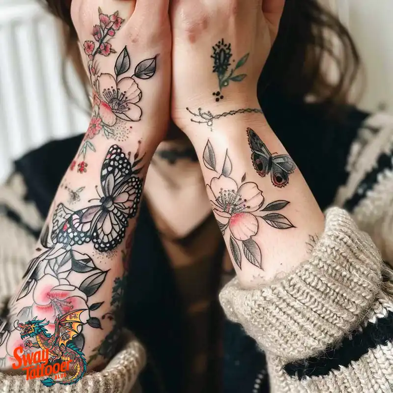 200 Cherry Blossom Tattoo Designs: Symbolism and Artistry 126 Cherry Blossom Tattoo